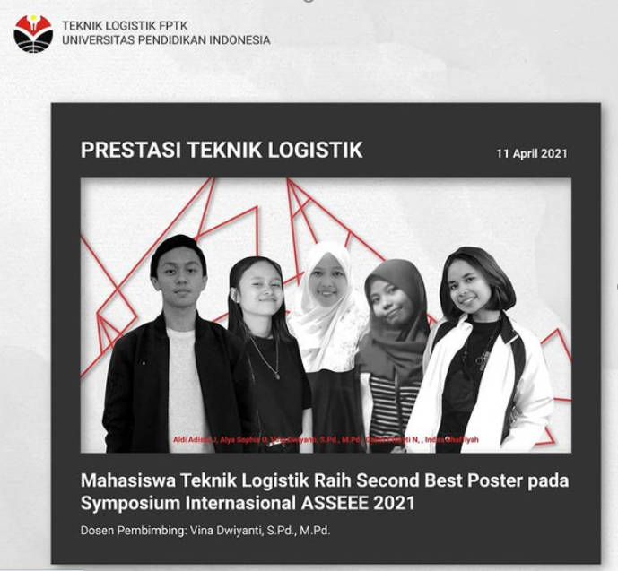 Read more about the article Mahasiswa Teknik Logistik FPTK UPI, Juara Lagi!!!